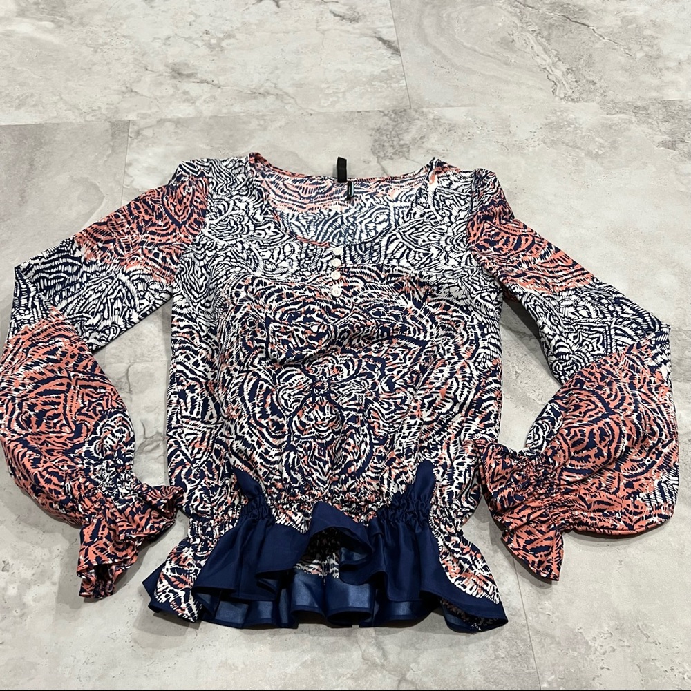 Guess‎ by Marciano Ruffle Hem and Sleeves Size XSmall XS